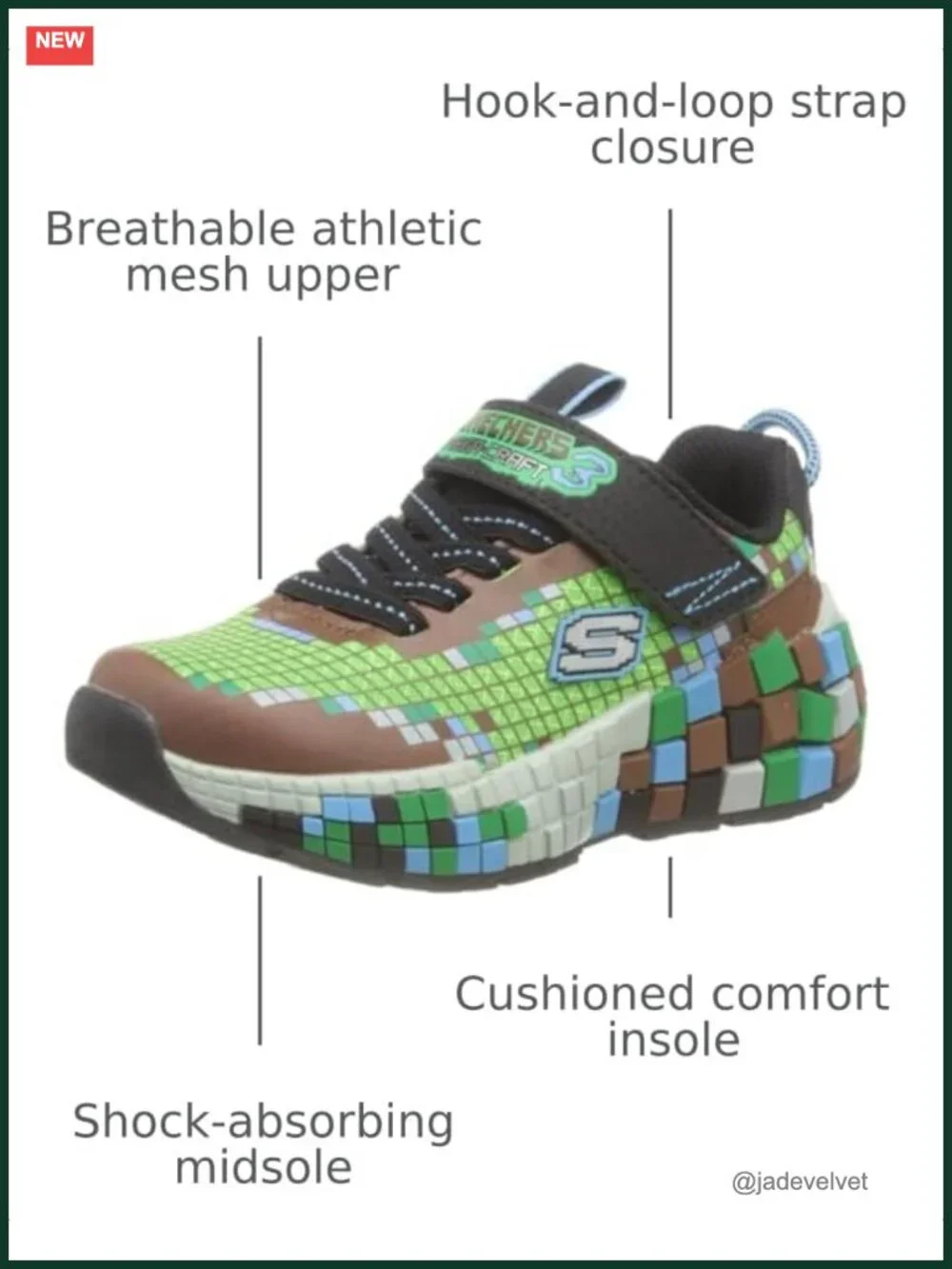 Boys Machine Washable Breathable Mesh Sneakers with Cushioned Insole